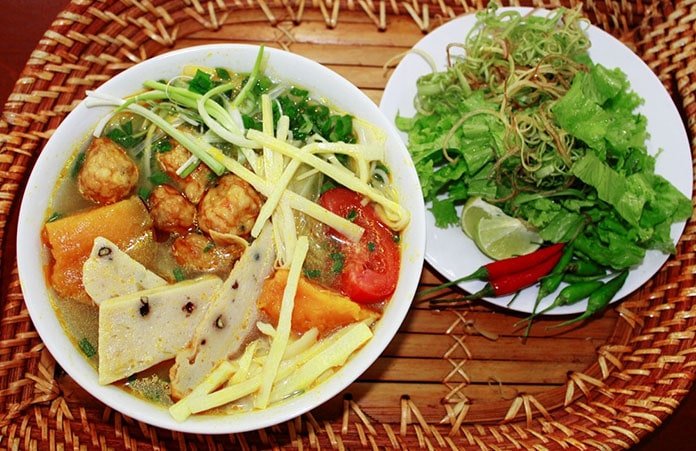 Bún chả cá - Món ăn sáng được yêu thích ở Đà Nẵng