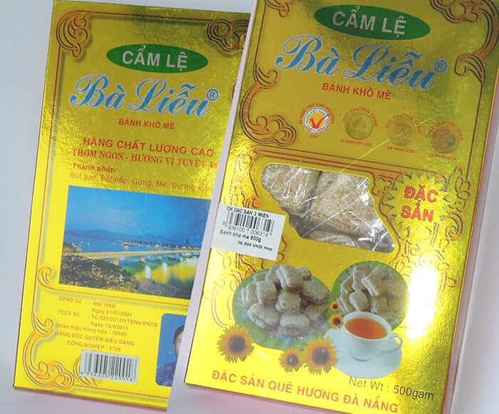 bánh khô mè bà liễu