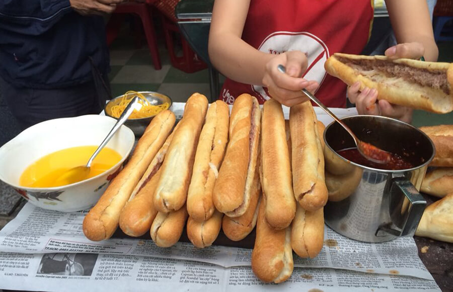 Bánh mì que bà Lan Đà Nẵng 