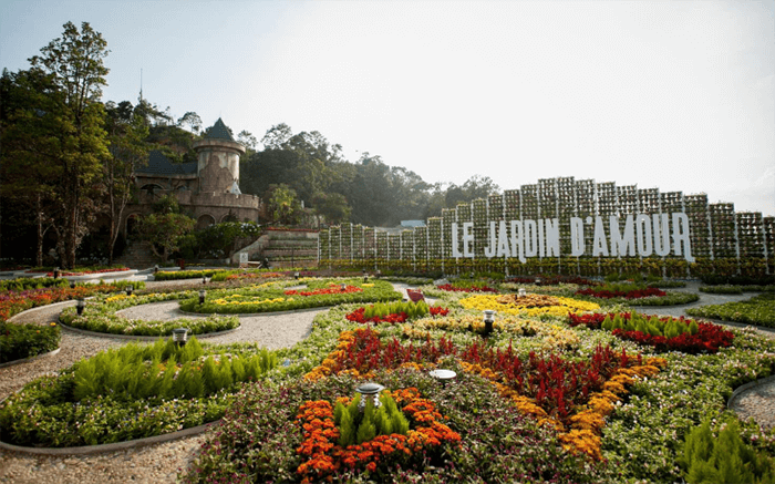 Thỏa sức sống ảo tại Vườn hoa Le Jardin D’Amour